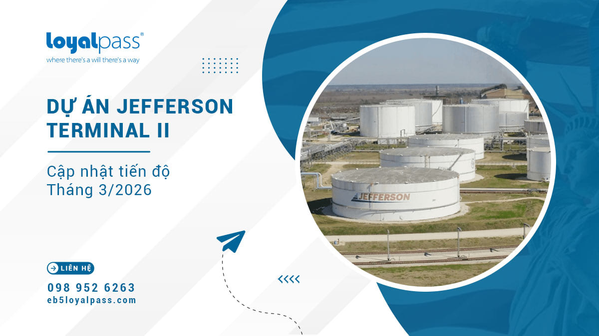 Cập nhật tiến độ dự án Jefferson Terminal II – Tháng 3/2026